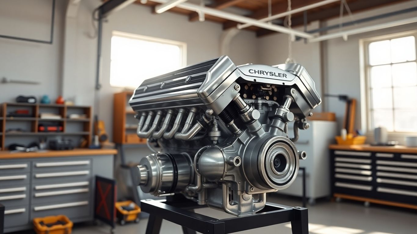 Chrysler engine replacement in Australian workshop