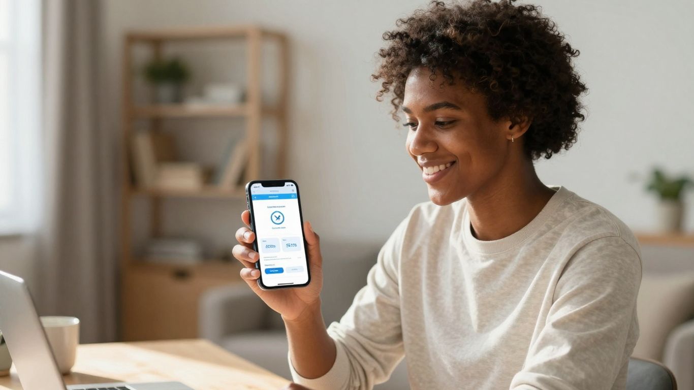 Beginner investing with SoFi Active Investing app on phone.