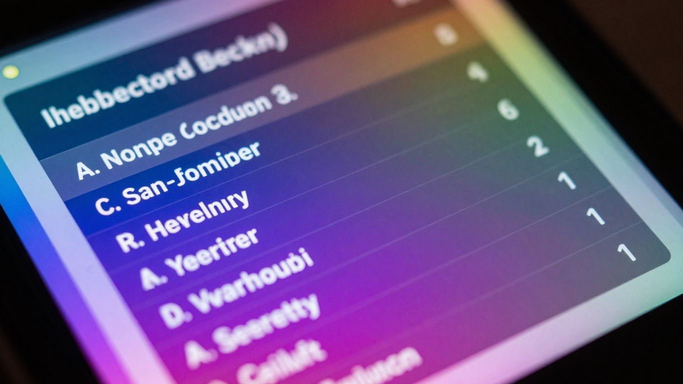 Digital music player screen showing an M3U playlist.