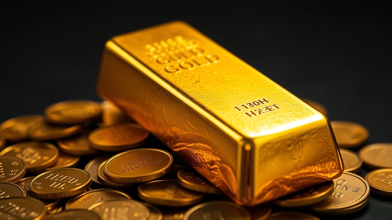 Lingots d'or et pièces d'or