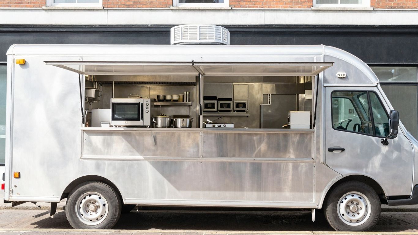 Food truck kitchen equipment and vehicle fit-out