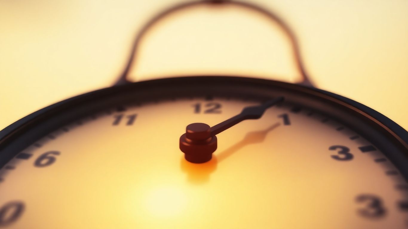 Horloge indiquant le changement d'heure.