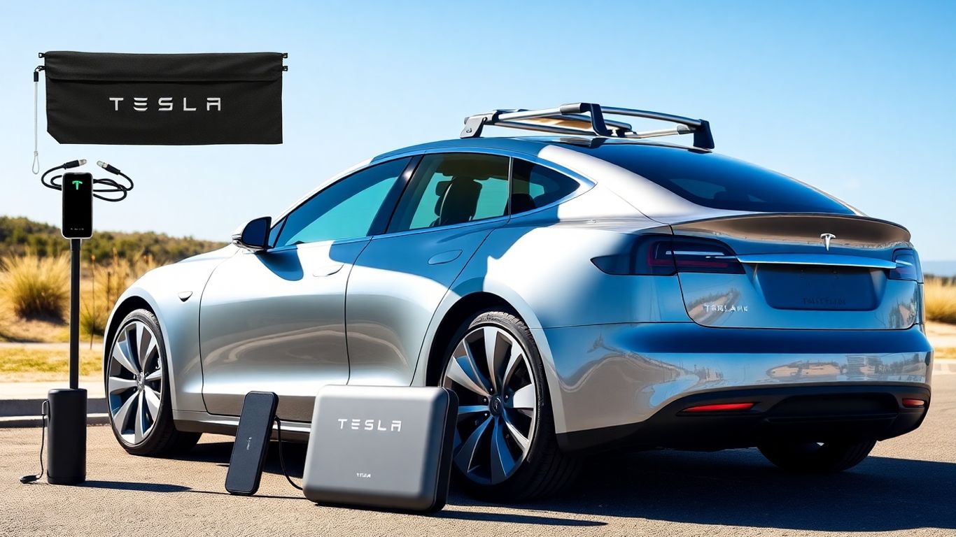 Tesla accessories for summer driving and travel.
