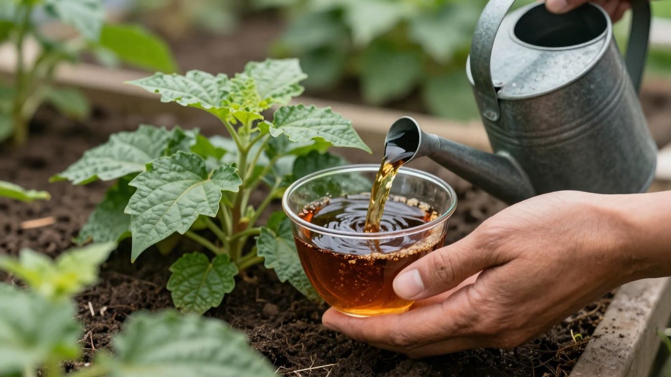 Grădinărit cu ceaiuri naturale pentru plante