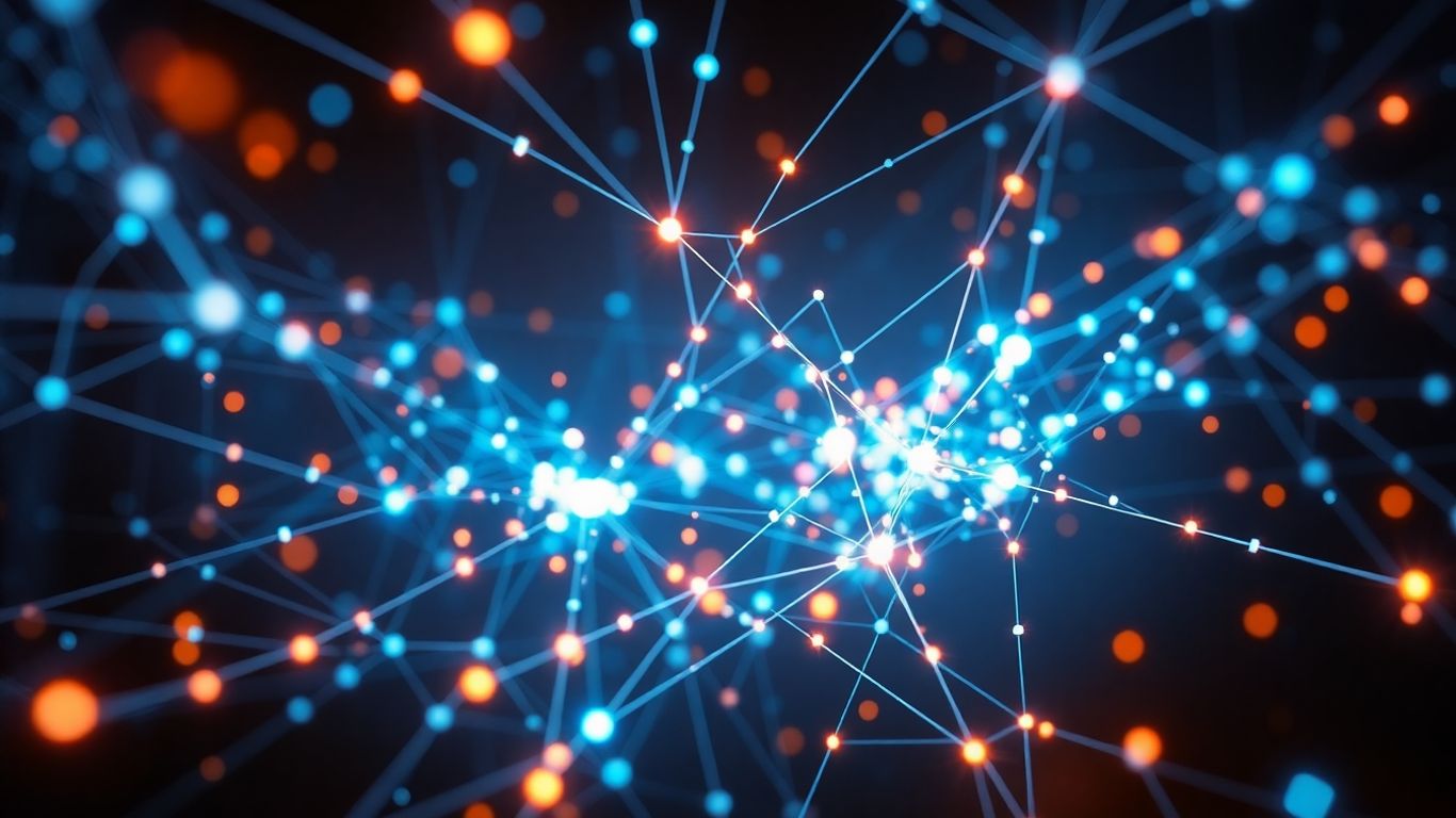 Abstract data network visualization