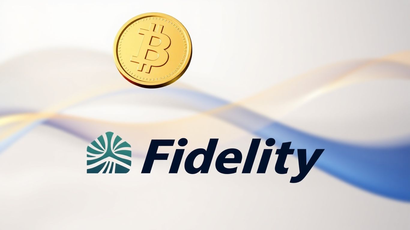 Fidelity Bitcoin Fund logo with digital currency