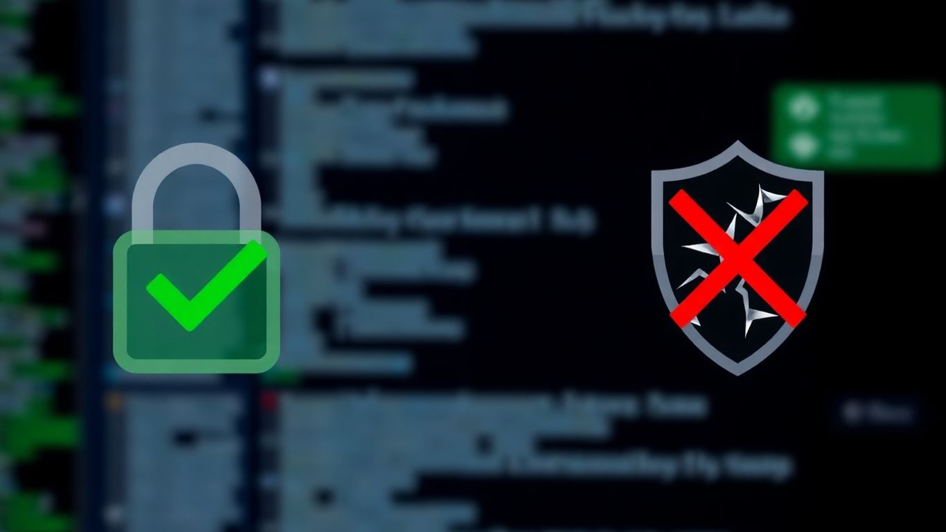 Legitimacy vs. scam comparison with checkmark and X.