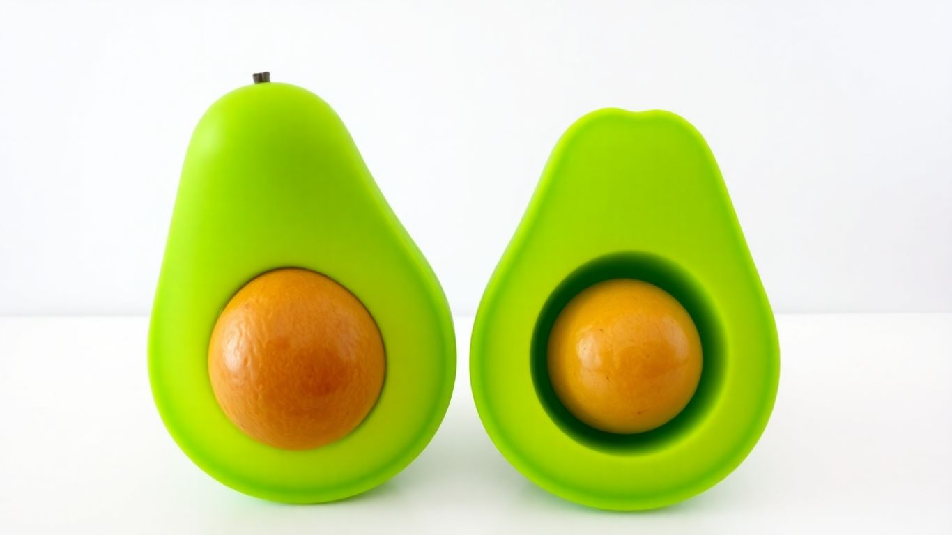 Green avocado huggers for a white elephant gift.