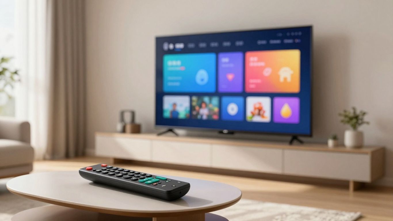 Code Xtream IPTV interface on a television screen.