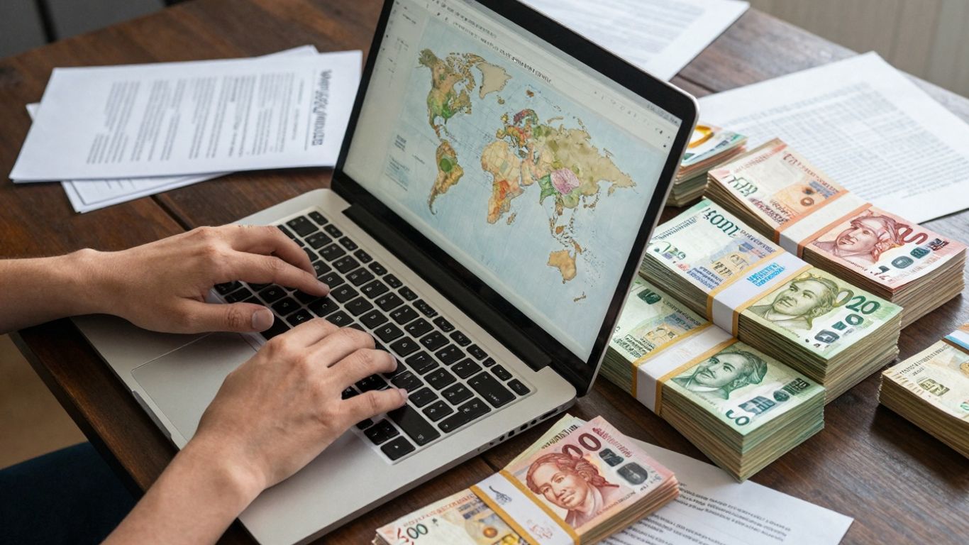 Aussie working from home translating languages for extra cash.