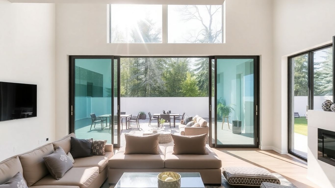 Modern Ottawa home with stylish sliding doors