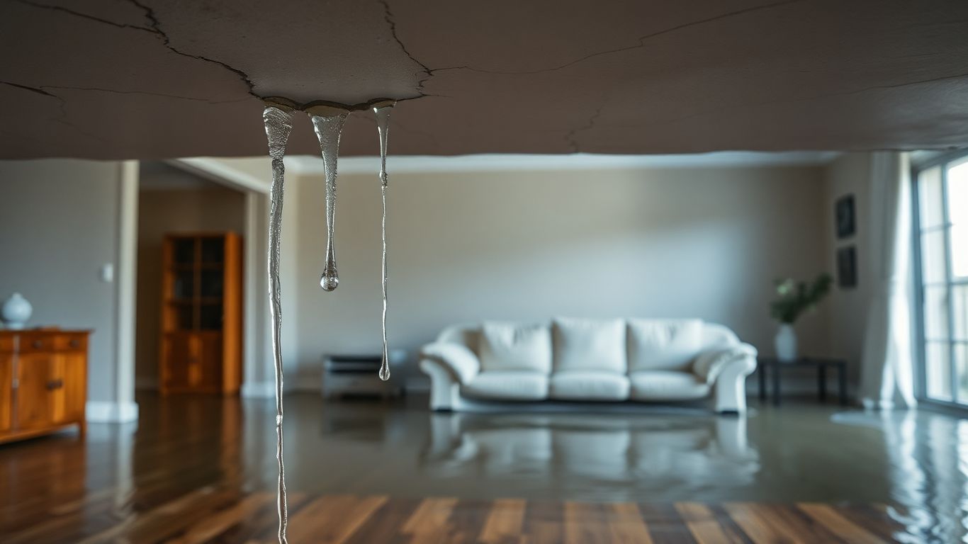 Daños por agua en el hogar, inundación interna y externa.