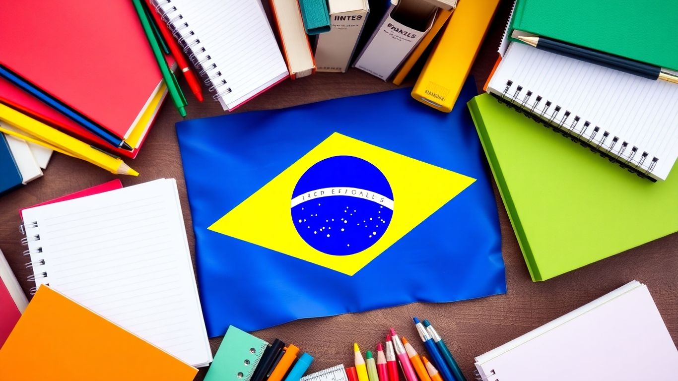Estudantes aprendendo com materiais do MEC.