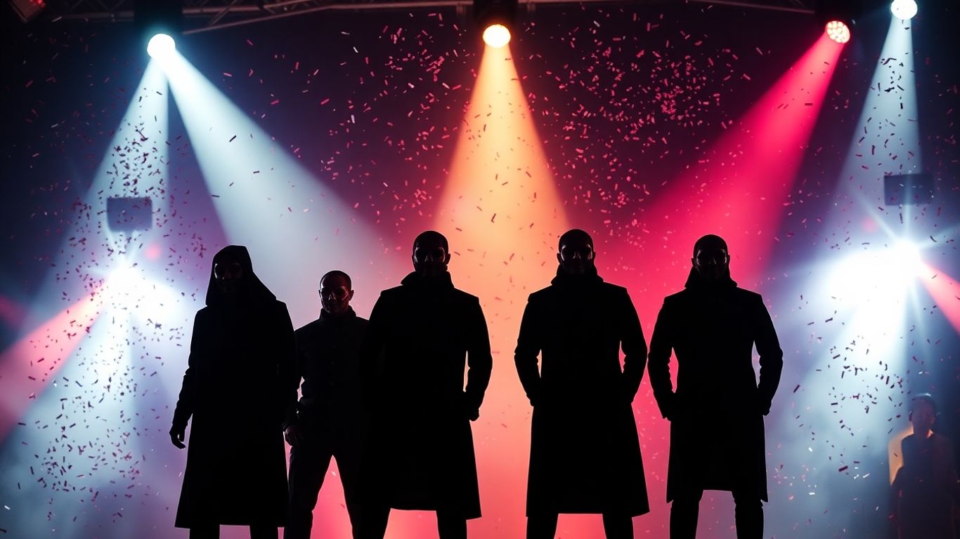 Finalistas da Mascara SIC 2025 no palco.