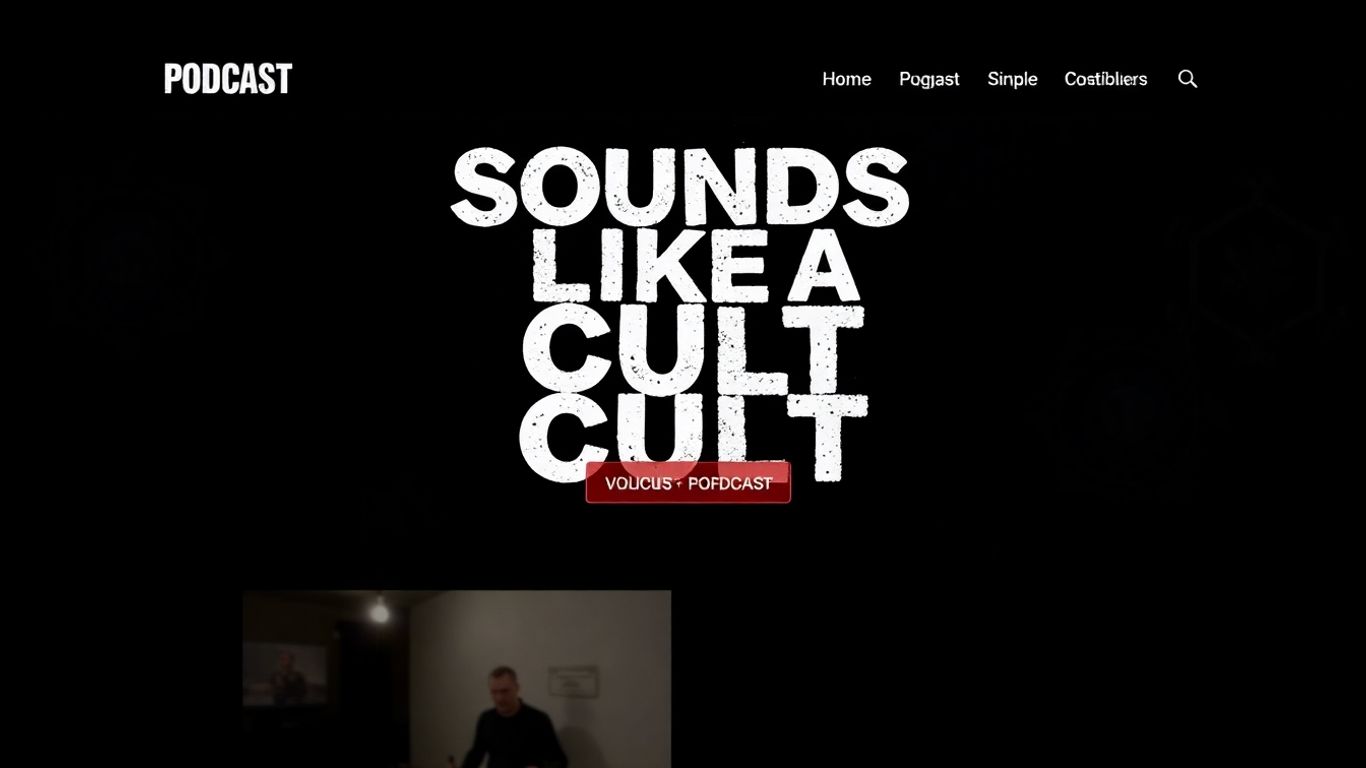 Sounds Like a Cult podcast website homepage