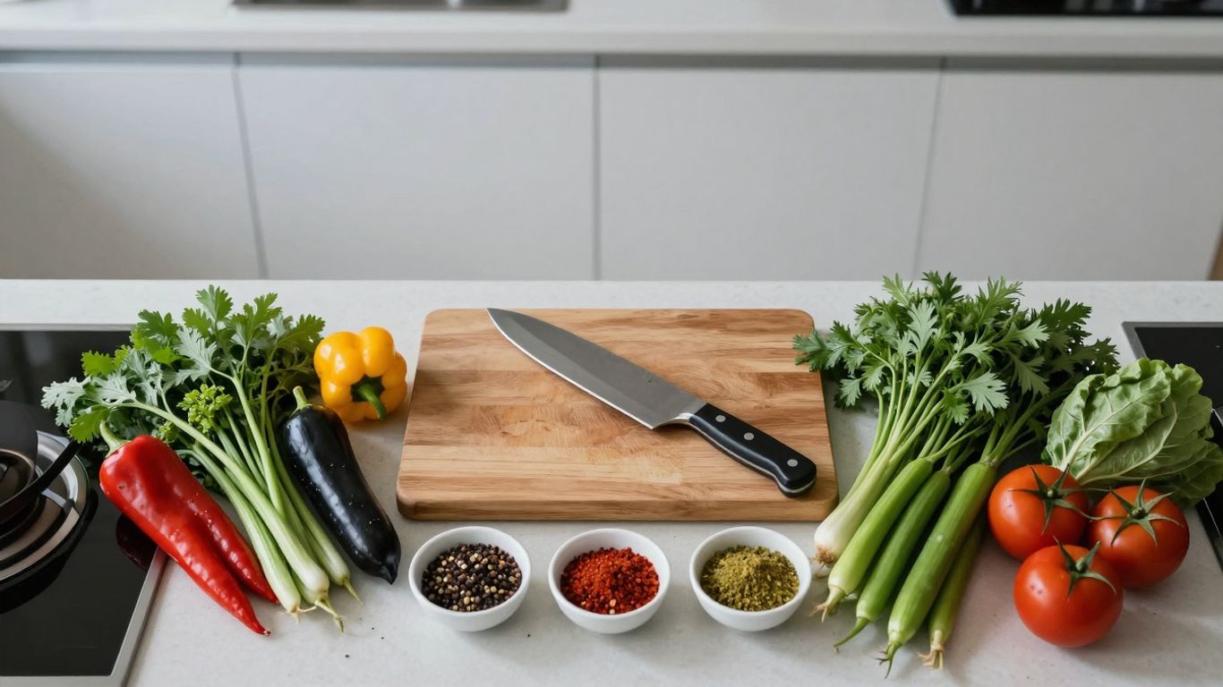 Food business registration UK ingredients and kitchen preparation.