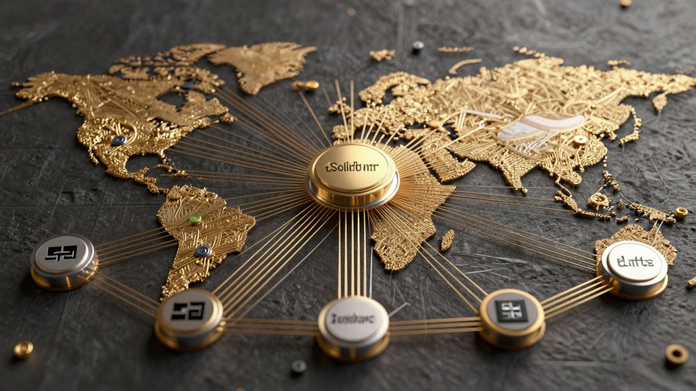 SolidWorks distribution network visualization