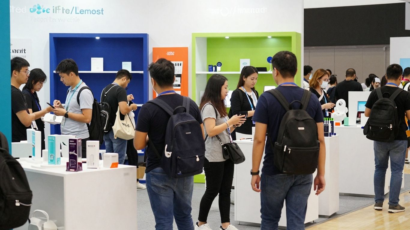 Retail professionals at NRF 2024 trade show