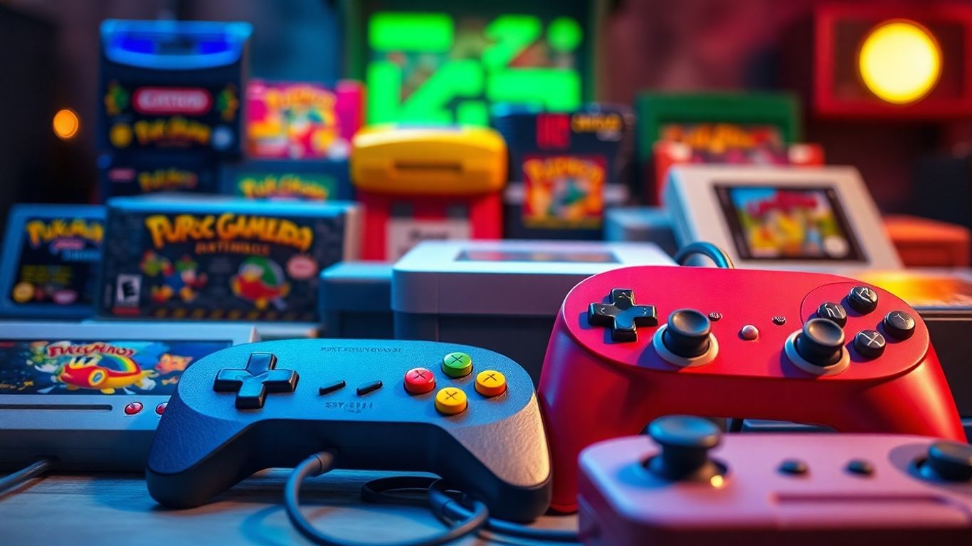 Retro igrice i džojstici za poklon