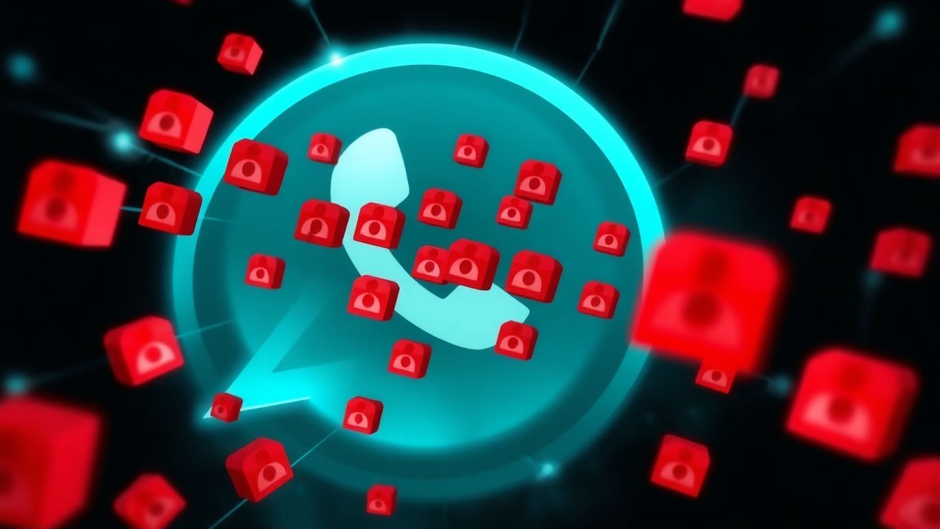 WhatsApp logo under attack by malicious Chrome extensions.