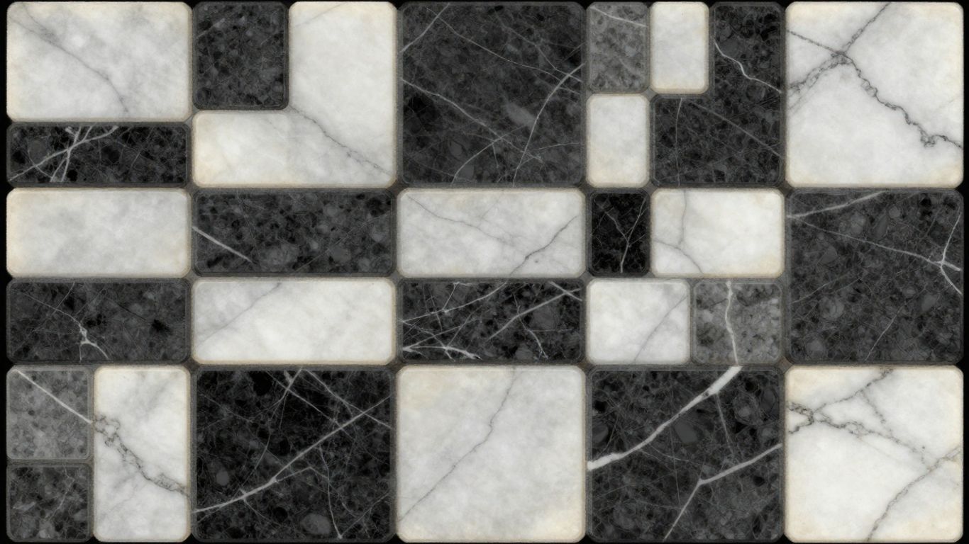 Best Place to Buy Tumbled Checkerboard Marble Tiles– SurfacesGalore