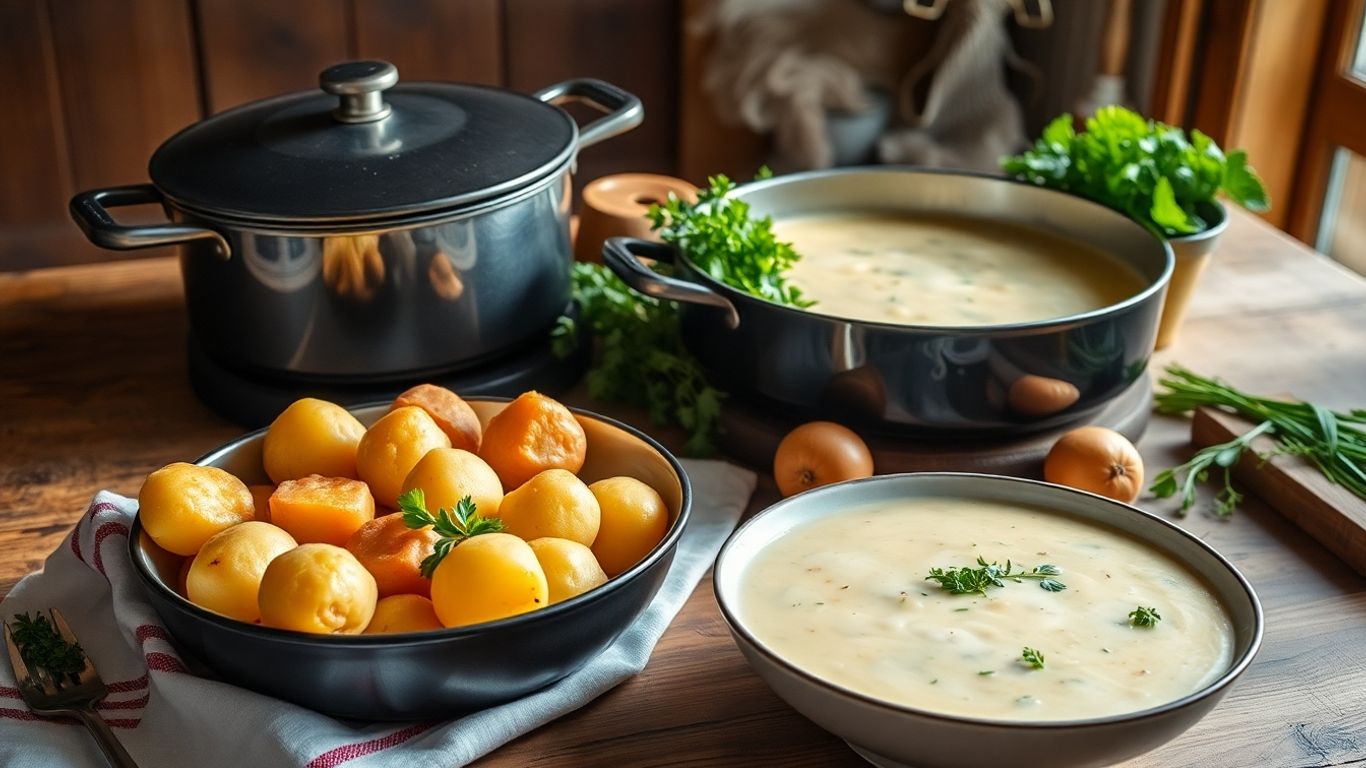 Ovenschotel en stamppot met biologische aardappelen uit Friesland