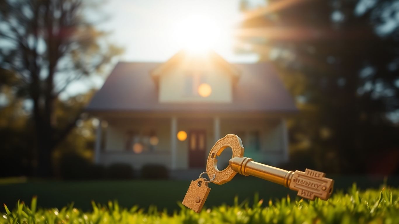 Casa con llave dorada, seguro de casero.
