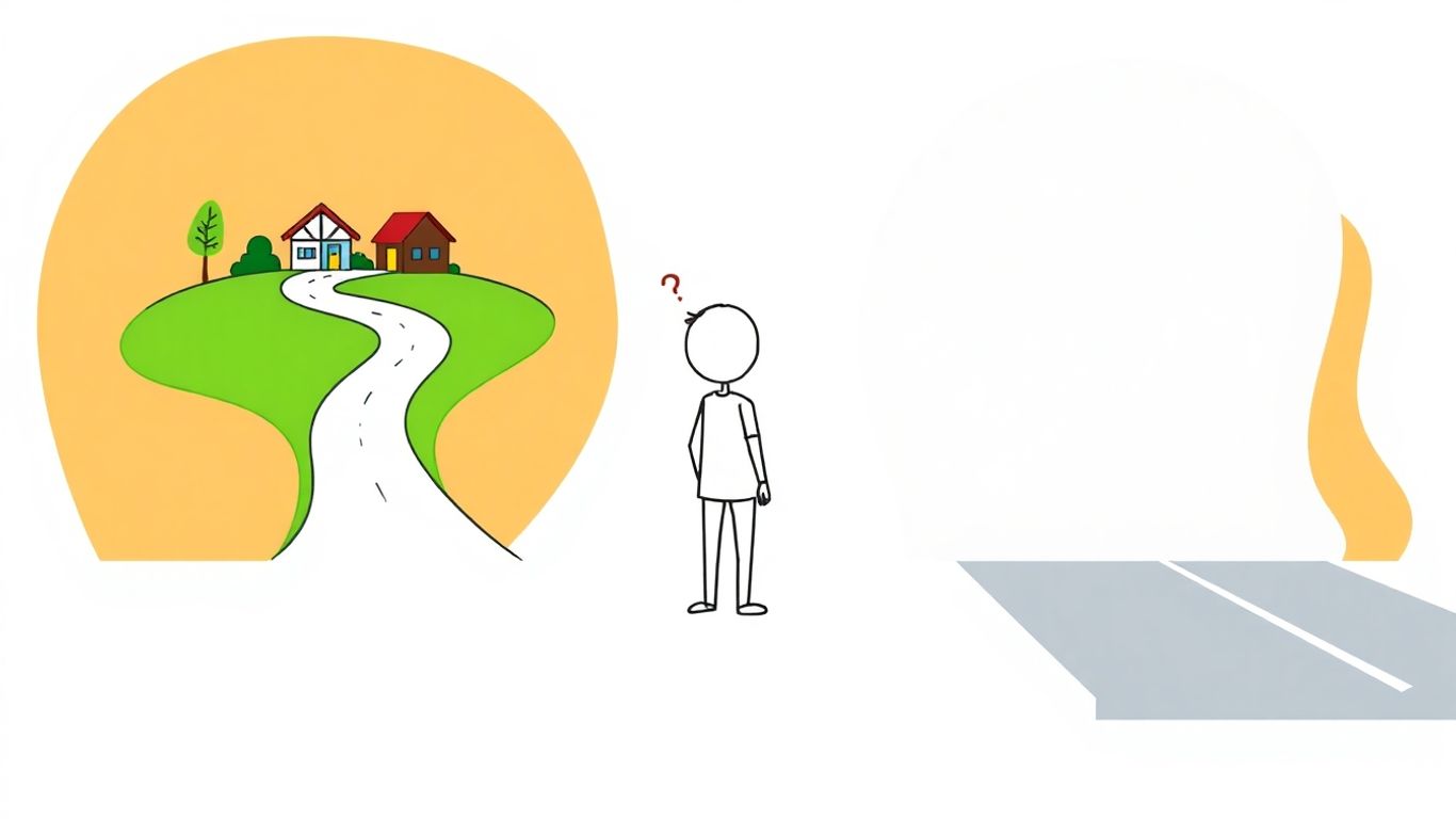 Choosing between two financial paths