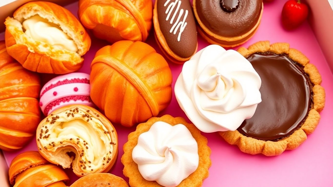 กล่องขนมอบหลากหลายจากครัวการบินไทย