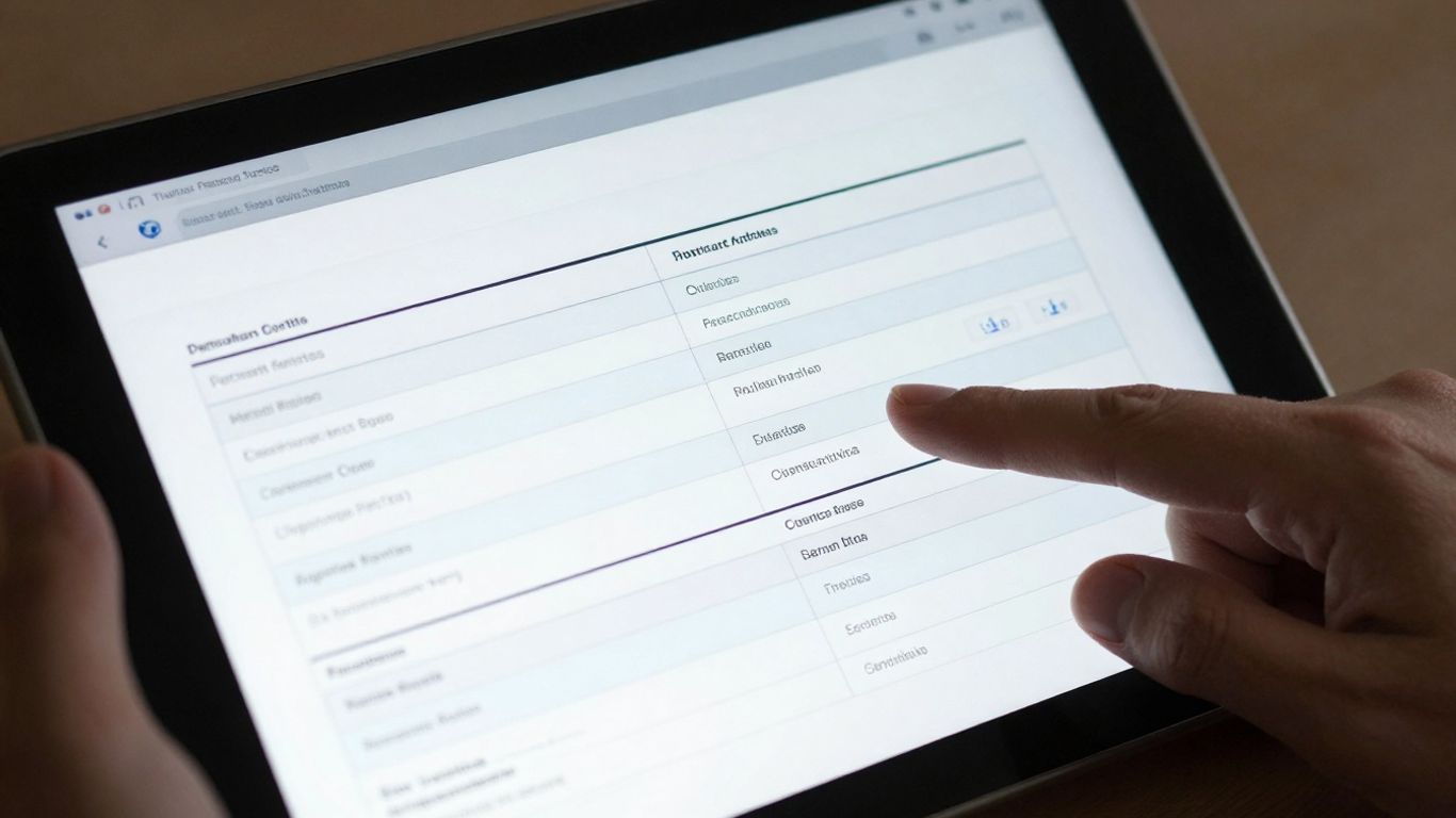 Software interface for managing permits and service partners.