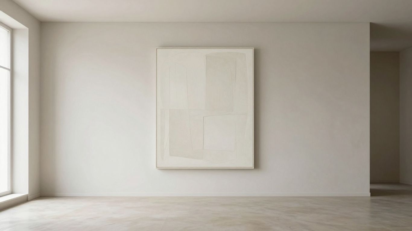 Interior minimalist de lux, simplu și elegant.