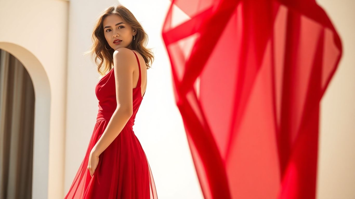 Femme élégante en vêtement à la mode