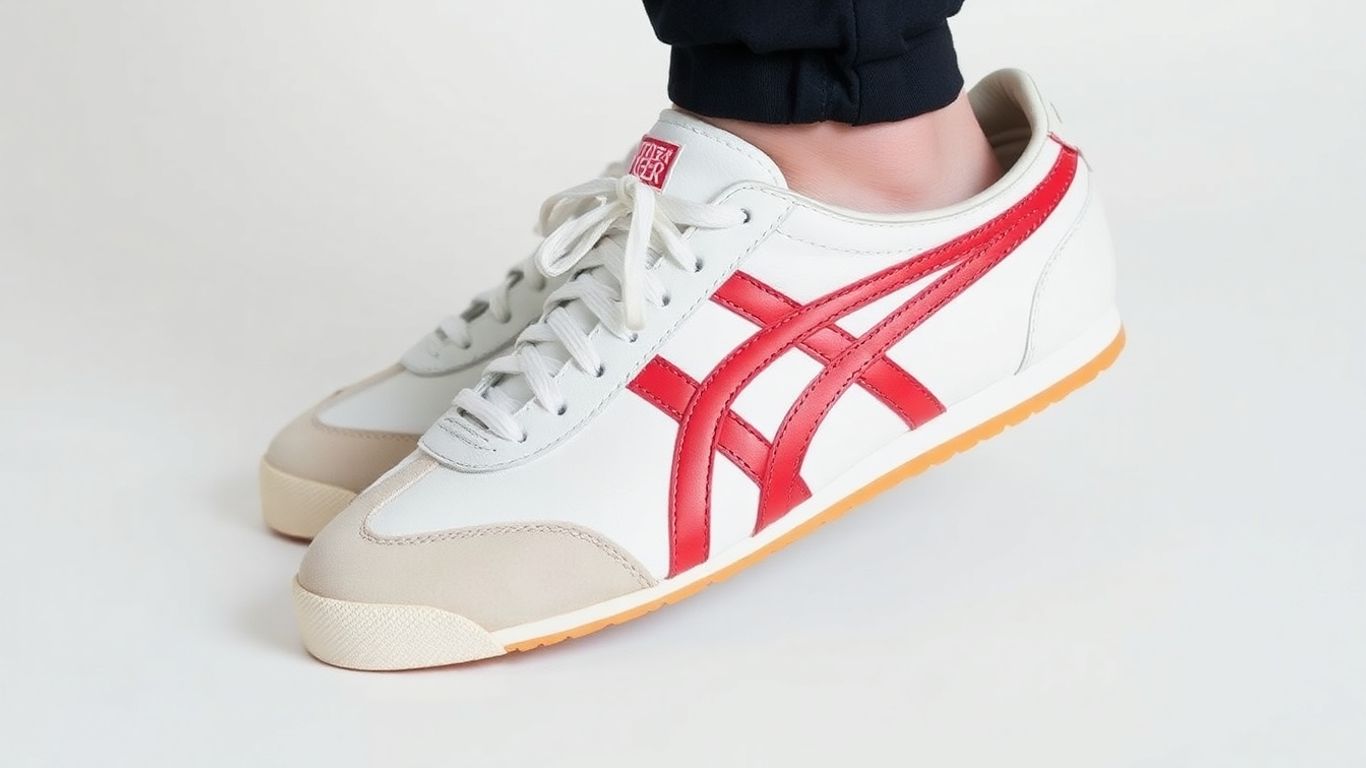 Onitsuka Tiger sneakers with iconic stripes