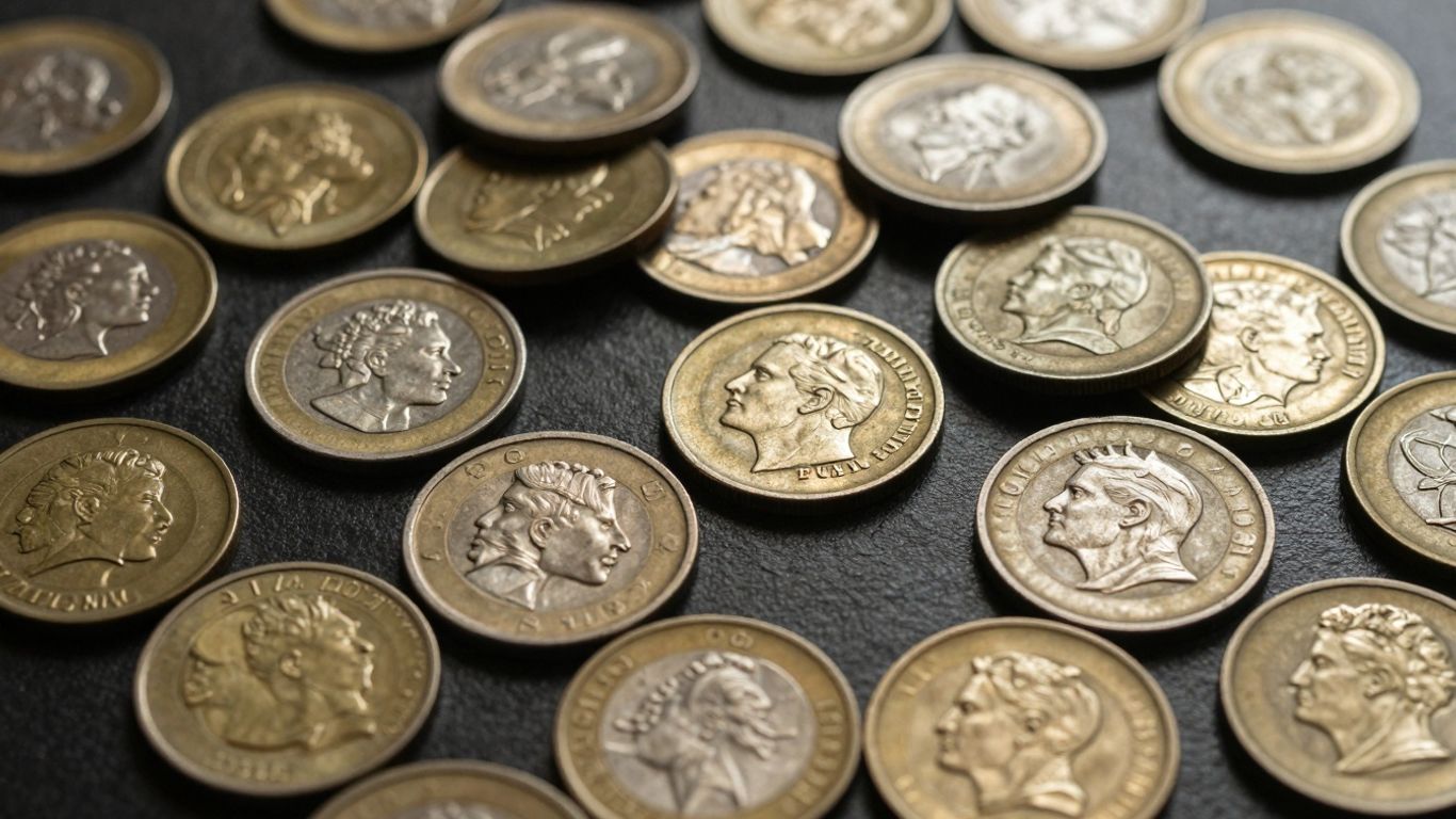 Collection of valuable inherited coins