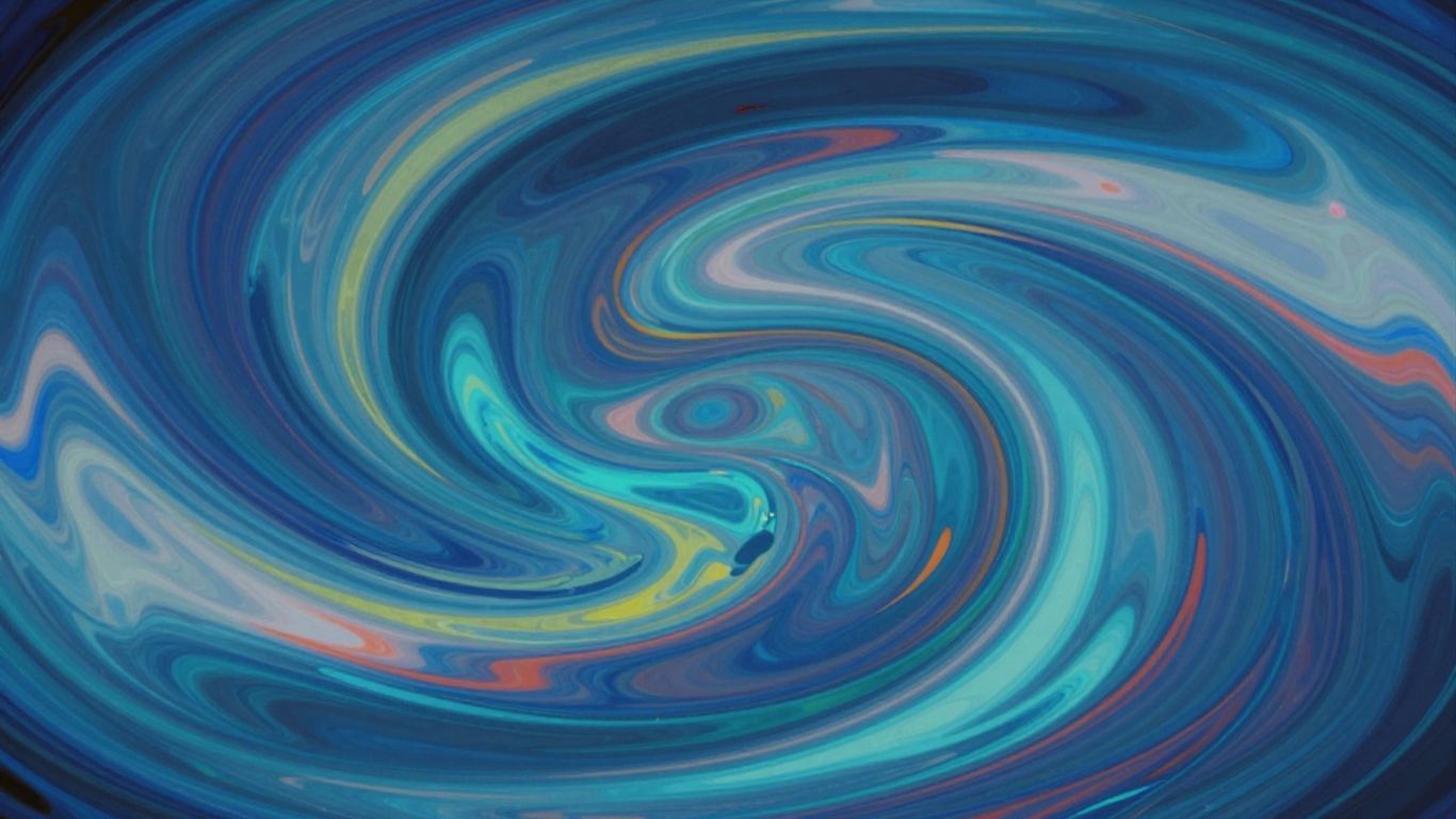 Looping animation visual with abstract shapes and colors.