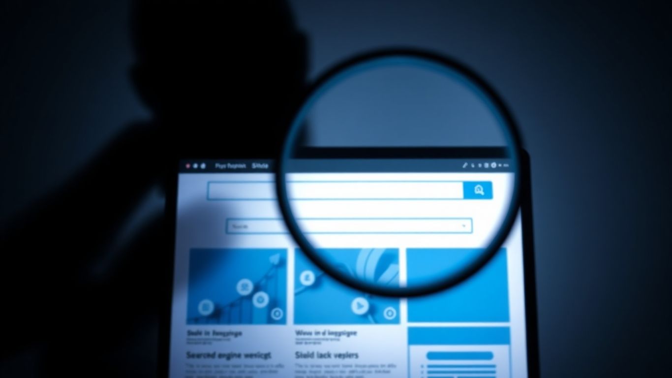 Website design flaws impacting search engine ranking