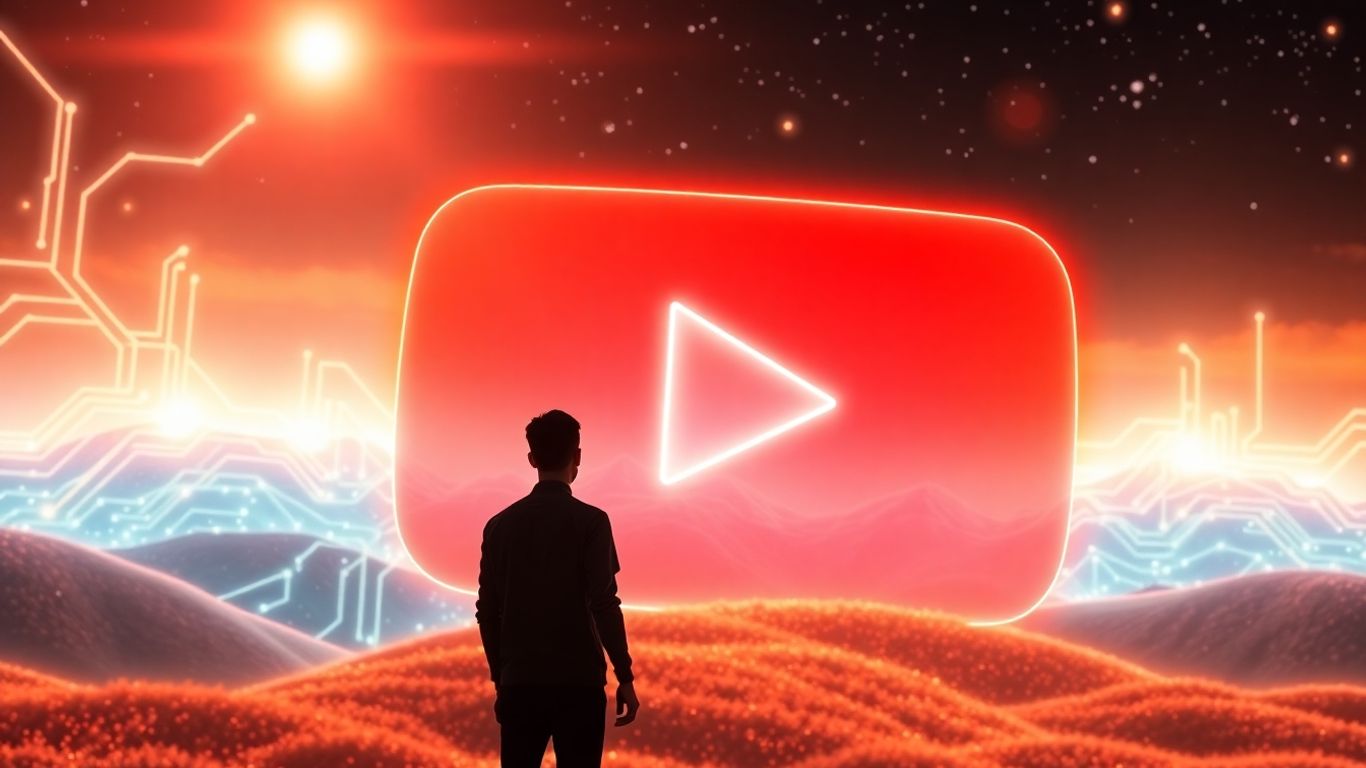 AI and YouTube growth concept