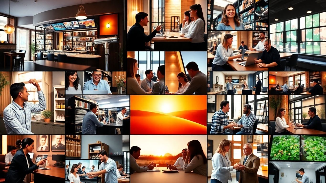 Business photos and videos online presence management