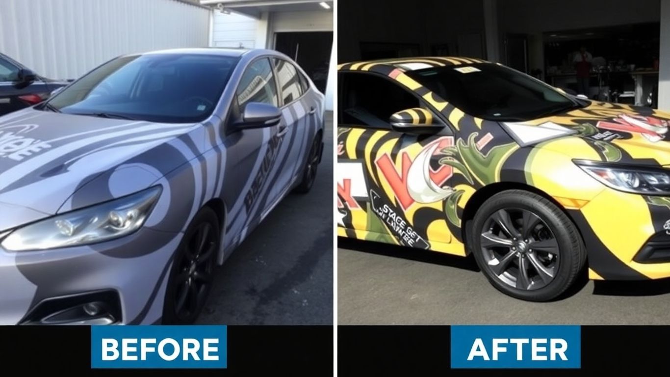 Full vs. partial vehicle wraps comparison
