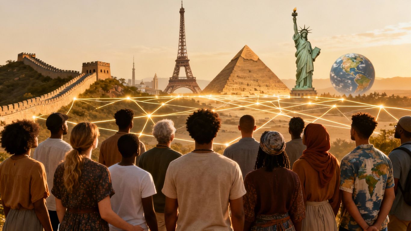 Global unity facing international challenges.