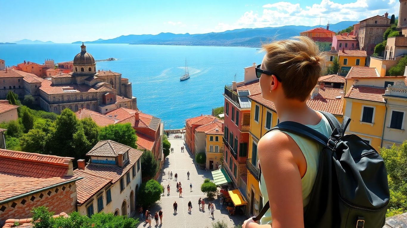 Affordable European cityscape with scenic views and ancient architecture.