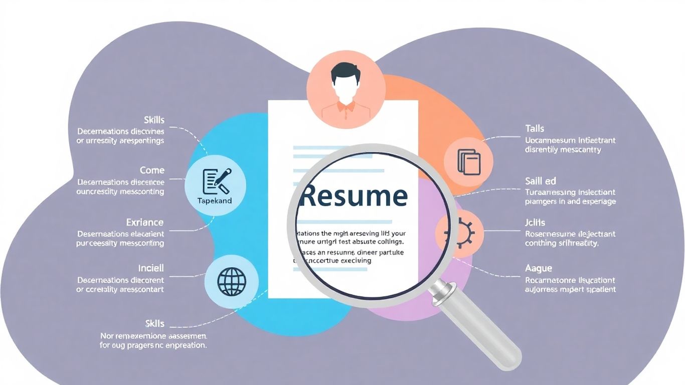 Resume infographic for technical support jobs