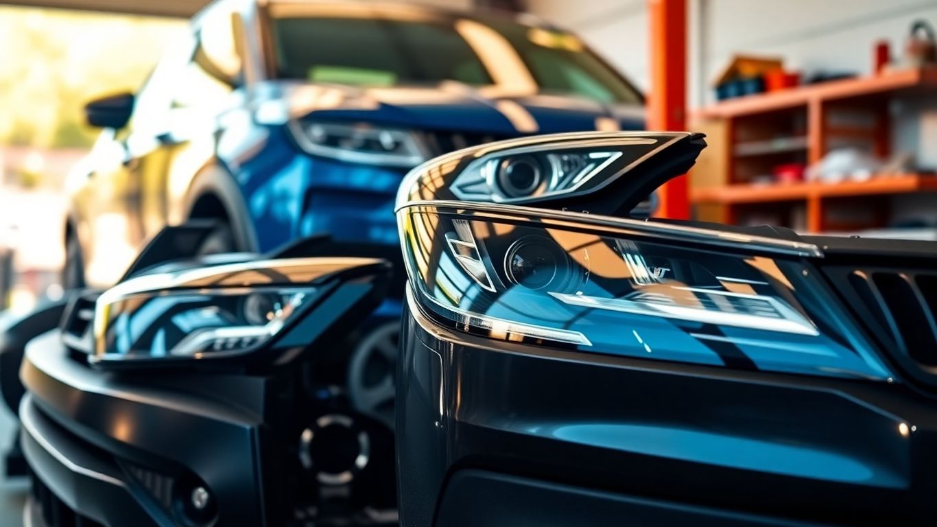 Skoda Kodiaq car parts in Australian workshop