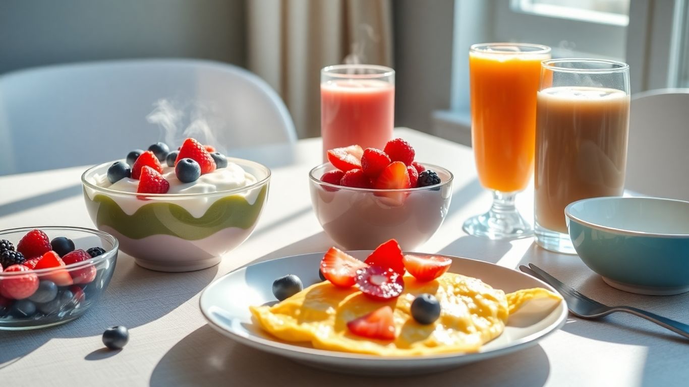 Fast, high-protein breakfast meals ready in minutes.