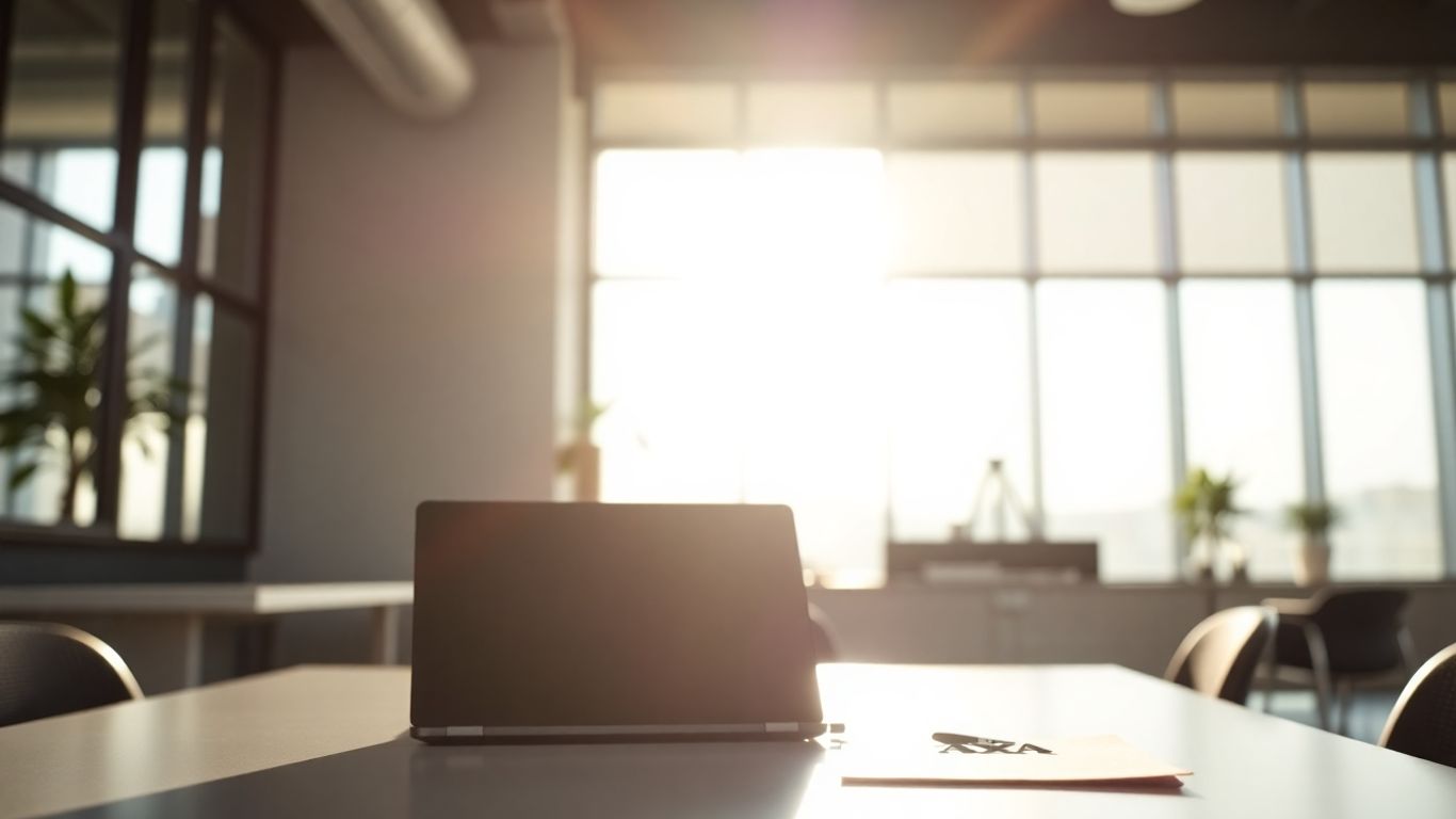 Logo de AXA Seguros en un entorno profesional.