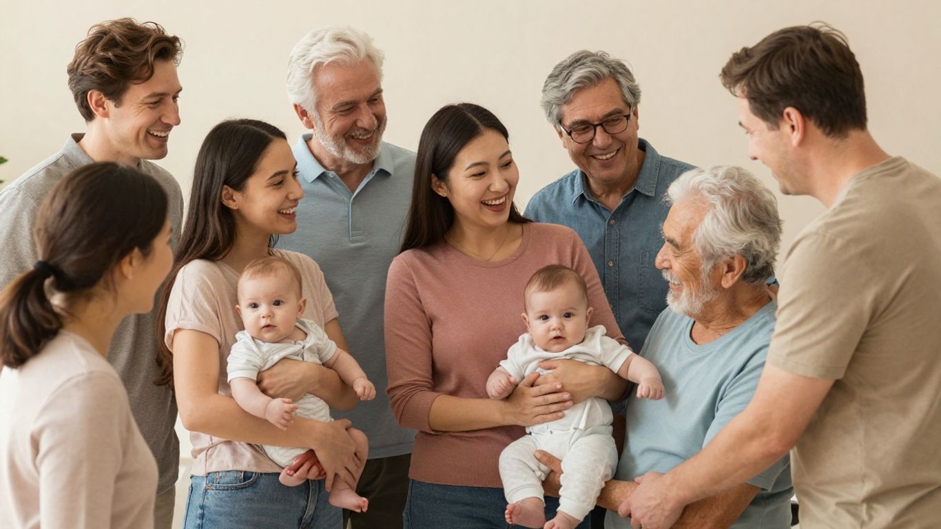 People receiving healthcare benefits and support.