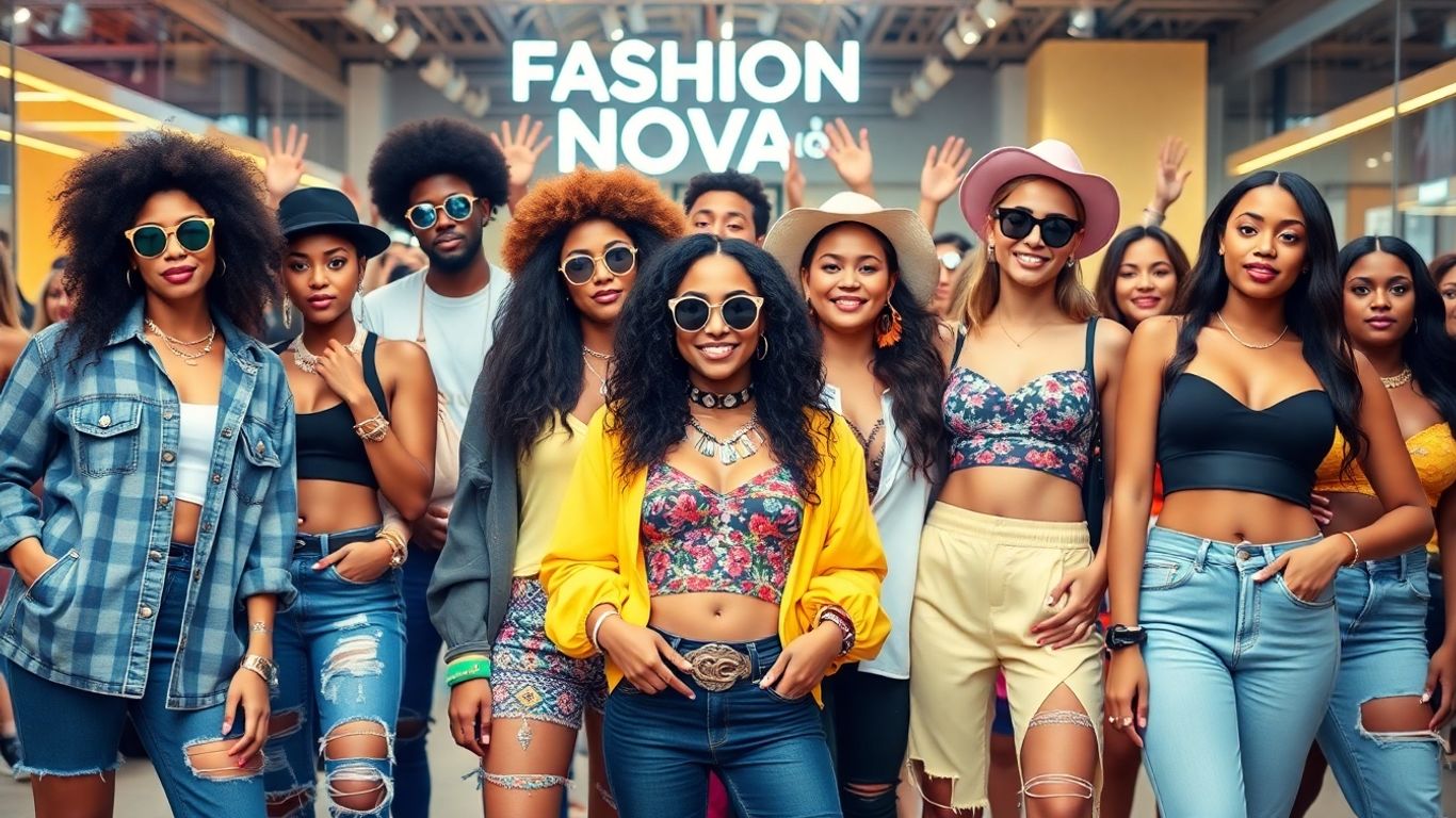 Fashion Nova Neuheiten an stilvollen Models.