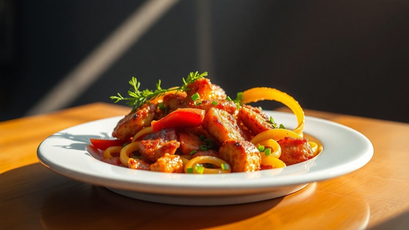 Delicious single-serving meal plated beautifully for solo dining.