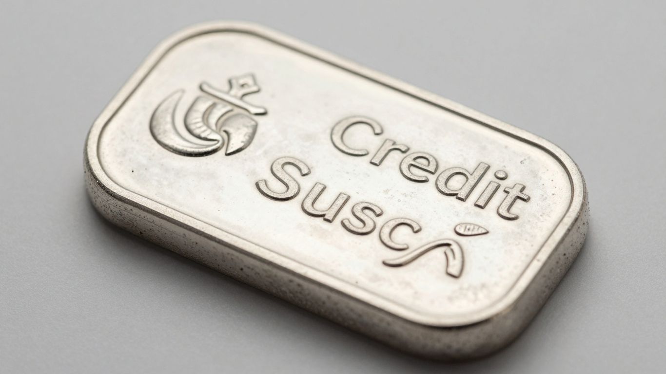 Credit Suisse silver ingot