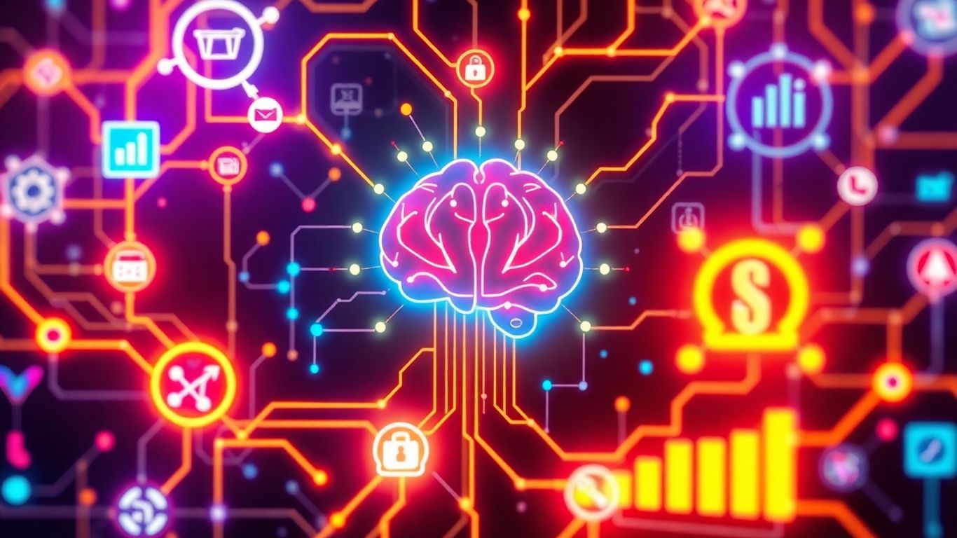 Top 10 AI Marketing Tools: Revolutionizing Your Strategy in 2026 1 Top 10 AI Marketing Tools - AI marketing concept with glowing circuits and data streams.